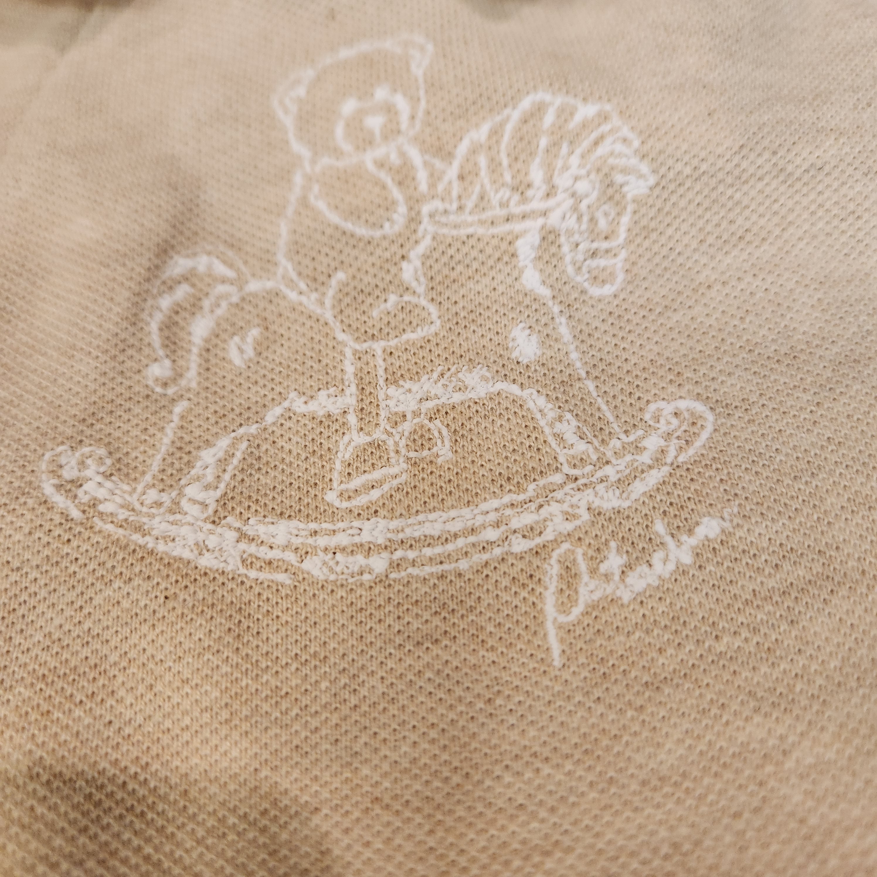 Cotton Beige Footie